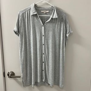Loft short sleeve blouse